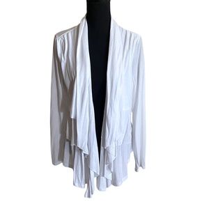 Women's White Ruffled Cardigan 🤍